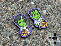 Frank & His Bride - Halloween 2025 Wood Patches