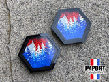Tree Line Bigfoot RWB - Acrylic Ranger Eye Patch (sold in pairs)