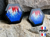 Tree Line Bigfoot RWB - Acrylic Ranger Eye Patch (sold in pairs)