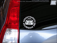 Round Nissan Xterra 2005 - 2015 (Gen2) Aerodynamics Are Overrated Decal Sticker