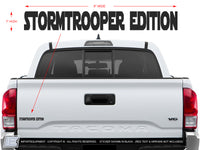 Stormtrooper Edition Decal - Size: 1"x8"