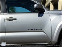 Toyota Tacoma Emblem Replacement "TACOMA" Door Decals. Fits 2016 +