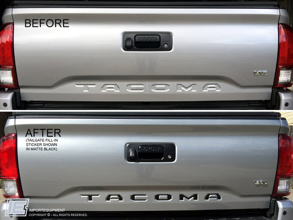 Southeast Toyota OEM Black-Out Tailgate Insert Letters For Toyota Tacoma 2016-2020 (00016-35173)