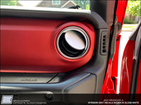Interior Vent Decal Sticker - Designed to fit the Jeep Wrangler JL Rubicon 2018 - 2019