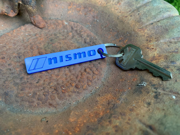 // NISMOl Key Chain - Blue Acrylic (patch drop special)