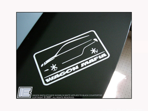 Wagon Mafia Sticker w/ 03-08 Toyota Matrix above the text