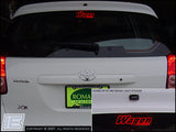 3rd Brake Light Decal - Choose your logo - fits 03-08 Toyota Matrix