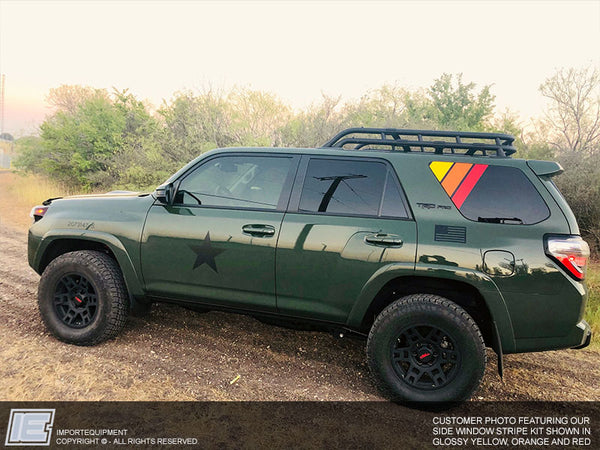 Side Window 3 Stripe Decal Sticker Kit (18