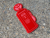 Fuel Pump - Red Acrylic Patch  (full size)