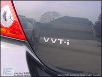 VVT-i Decals (Small, Solid Letters - 3"W x 0.75"H)