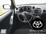 Steering Wheel Decal - fits Toyota Matrix 2003-08, Your choice of logo