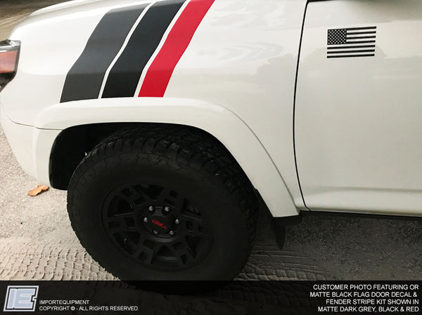 ORACAL Retro Tri-Color Stripes Decals - Fits Jeep, Toyota 4Runner, Tacoma, FJ Cruiser