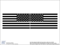 Custom American Flag SIDE WINDOW Decals - Choose Your Size