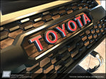 Toyota Tacoma TRD PRO Grille "Toyota" Emblem Decal - Fits 2016 2017 2018 2019 2020 2021 2022 2023