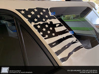 Toyota 4Runner C-Pillar Distressed American Flag Decal - Fits 2010 - 2023 5th Gen