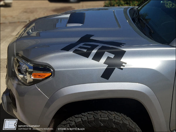 Toyota TEQ Style Sticker Vintage TRD Tacoma 4Runner Tundra Holographic Overland - Foto 6
