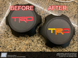 TRD SEMA Wheel Center Cap Decal Sticker - Toyota Tacoma 4Runner FJ [DECALS ONLY - CENTER CAP NOT INCLUDED]