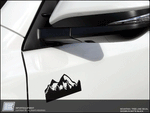 Mountain & Tree Line Decal - Toyota 4Runner Tacoma FJ Sequoia Tundra