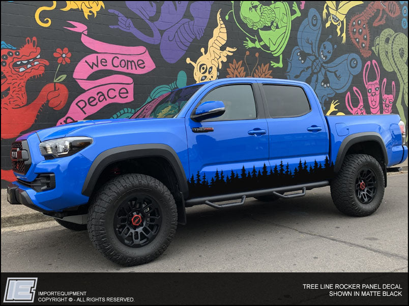 Toyota Tacoma TRD Tree Line Rocker Panel Graphics Kit - Fits 2016 2017 ...