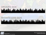 Toyota Tacoma TRD Tree Line Rocker Panel Graphics Kit - Fits 2016 2017 2018 2019 2020 2021 2022 2023