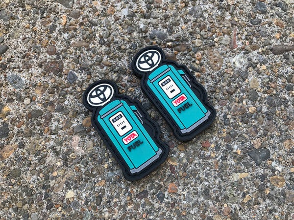 Fuel Pump Teal PVC Ranger Eye Patch (sold in pairs)